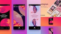 7496+ Instagram Story Mockup Psd PSD Download