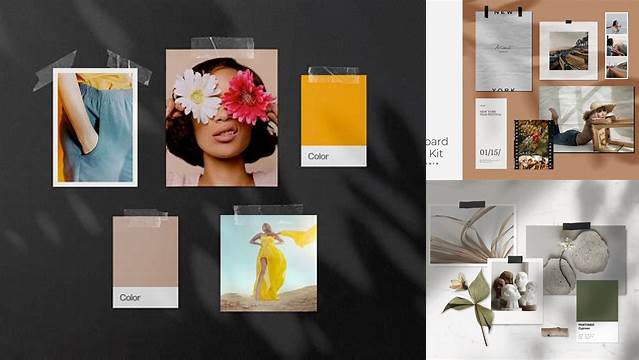 7501+ Free Mood Board Mockup Smart Layer PSD