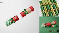 752+ Christmas Cracker Mockup PSD for Free