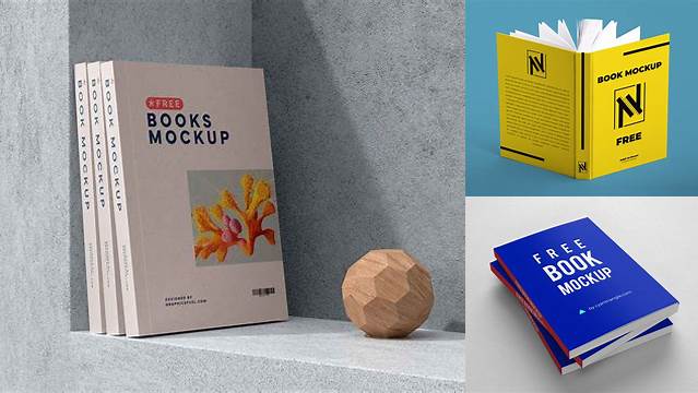 7520+ 3d Book Mockup Psd Free Download Free Mockup PSD