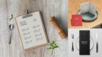 7524+ Restaurant Menu Mockup Psd Free For Free Download