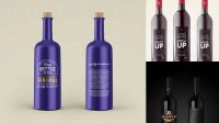 7525+ Wine Bottle Mockup Vk PSD Download