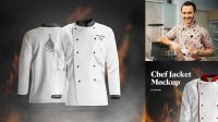 7531+ Chef Uniform Mockup Free Mockup PSD