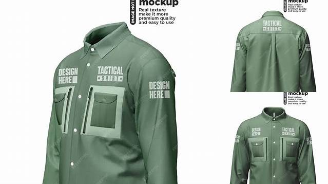 7531+ Mockup Baju Tactical PSD Download