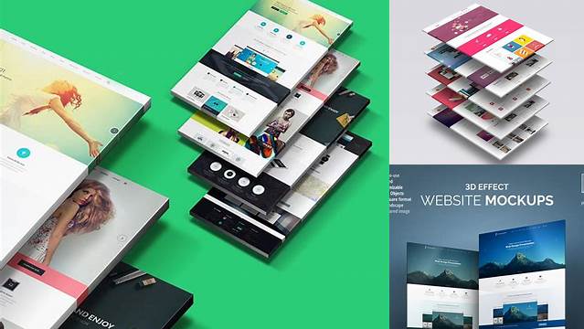 7534+ Free 3d Website Mockup Include TIFF