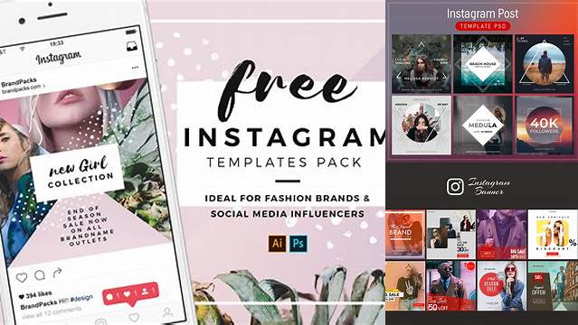 7535+ Instagram Ad Template Psd Stylish Free PSD