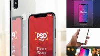 7537+ Iphone X Mockup Psd Include TIFF