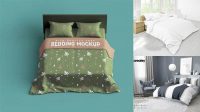 7544+ Bed Mockup Psd Free Download Editable PSD File