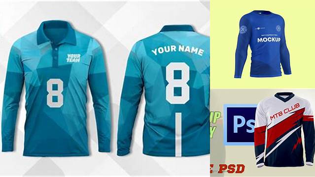 7545+ Download Mockup Jersey Lengan Panjang Psd Gratis Free PSD