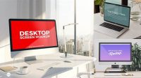 7550+ Computer Screen Psd Mockup Stylish Free PSD