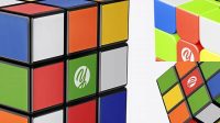 7551+ Rubik's Cube Mockup Free Premium Design Freebie