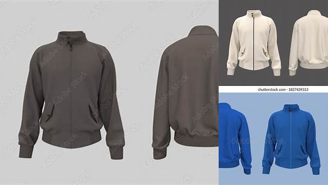 7554+ Harrington Jacket Mockup For Free Download