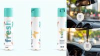 7560+ Car Air Freshener Mockup Psd Editable PSD File