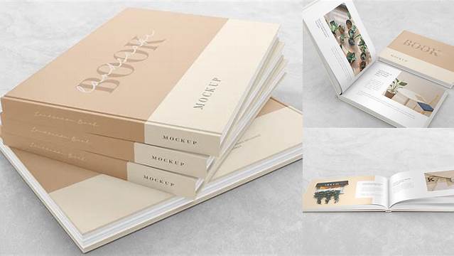 7577+ Free Landscape Book Mockup Download Free