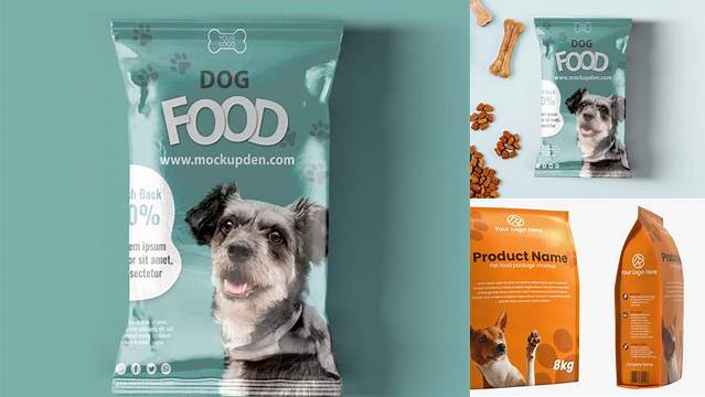 7578+ Dog Food Packaging Mockup Include TIFF