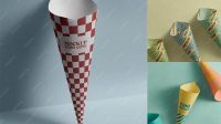 7578+ Paper Cone Mockup Download Free