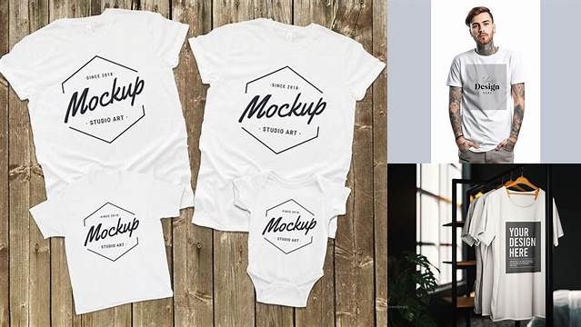 7594+ Mockup T Shirt Family Creative PSD Resources