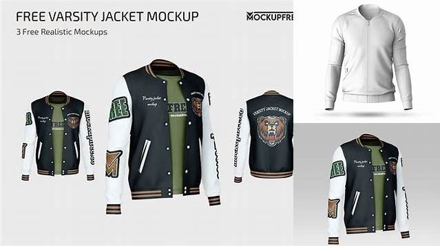 7595+ Varsity Jacket Mockup Free Premium Quality PSD Freebie