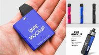 7604+ Vape Mockup Free Easy Editable