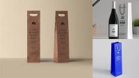 7611+ Wine Bag Mockup Free Layered Photoshop Template