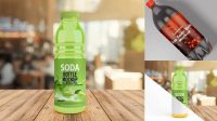 7612+ Soda Bottle Mockup Mockup PSD