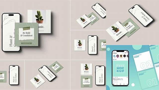 7614+ Social Media Mockup Mockup PSD