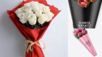 7637+ Flower Bouquet Mockup Free Smart Layer PSD