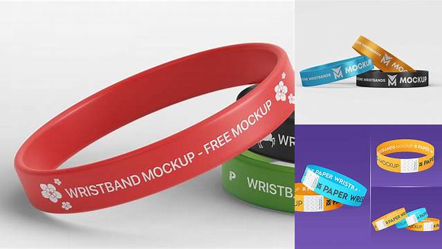 764+ Free Wristband Mockup Include TIFF