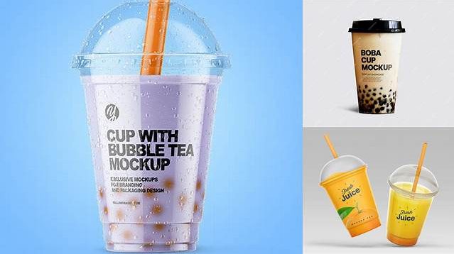 7640+ Boba Cup Mockup Free Download Free