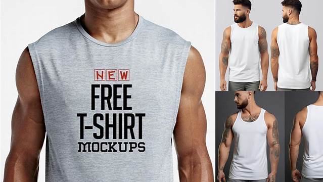 765+ Muscle Tee Mockup Best Free Resource