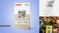 7652+ Qr Code Stand Mockup Download Free