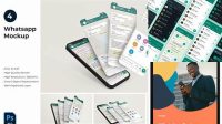 7655+ Whatsapp Business Mockup Include TIFF