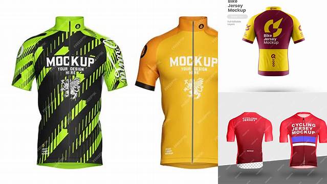 7659+ Cycling Jersey Free Mockup Layered PSD File