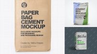 7662+ Cement Bag Mockup Free Psd Creative Design Resource