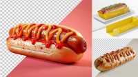 7662+ Hot Dog Mockup Free Custom PSD Mockup Template