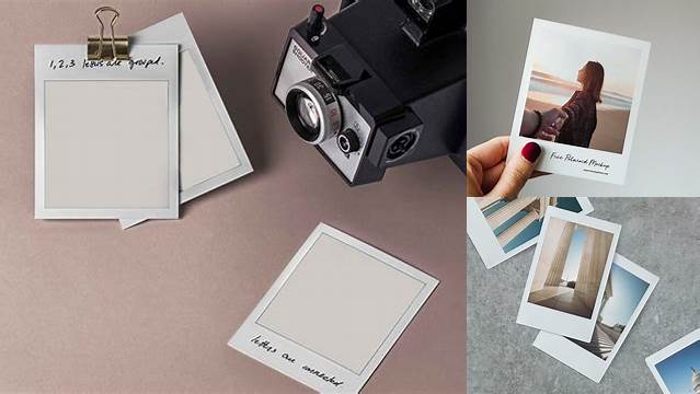 7687+ Polaroid Mockup Free Psd For Free Download