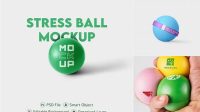 7687+ Stress Ball Mockup Free PSD Free Download