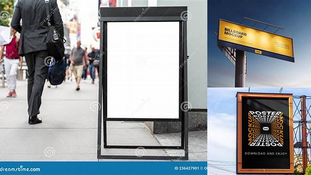 7688+ Mobile Billboard Mockup High Resolution