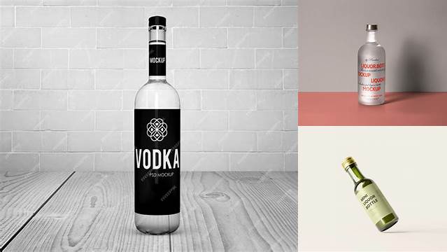 7691+ Liquor Bottle Mockup Free Easy Editable