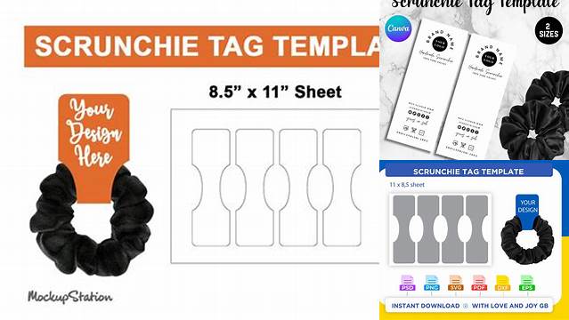 7692+ Scrunchie Tag Template Free Download PSD Download