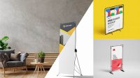 7699+ Banner Stand Mockup Psd Smart PNG Image