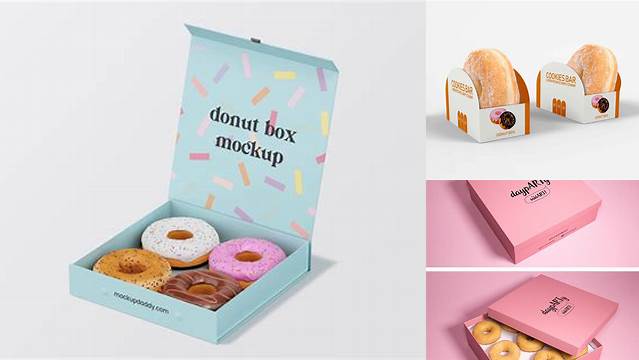 770+ Donut Packaging Mockup For Free Download