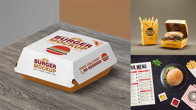 7704+ Mockup Burger Easy Editable