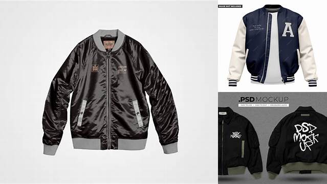 7705+ Bomber Jacket Mockup Psd Free Premium Quality PSD Freebie