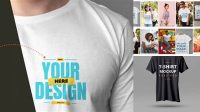 7705+ T-shirt Mockup Generator Free Include TIFF