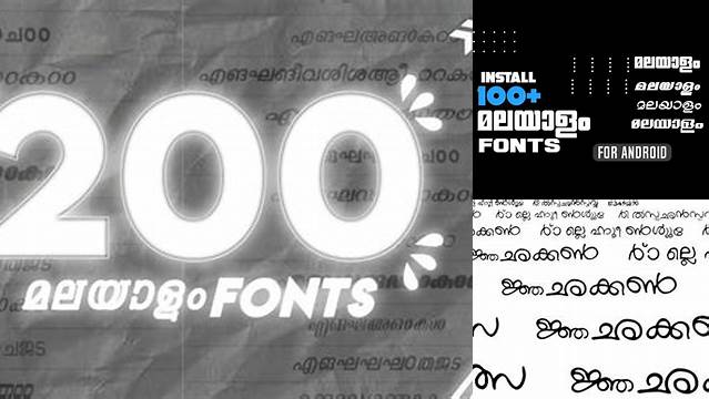 7710+ Malayalam Fonts Pack Free For Free Download