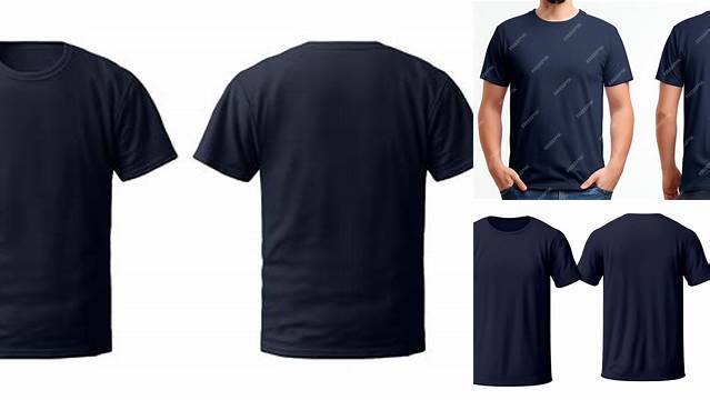 7717+ Mock Up Kaos Navy Smart Layer Mockup Free