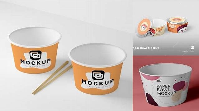 7725+ Paper Bowl Mockup Free For Free Download