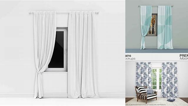 7727+ Curtain Mockup Psd Free Download Premium Quality Freebie