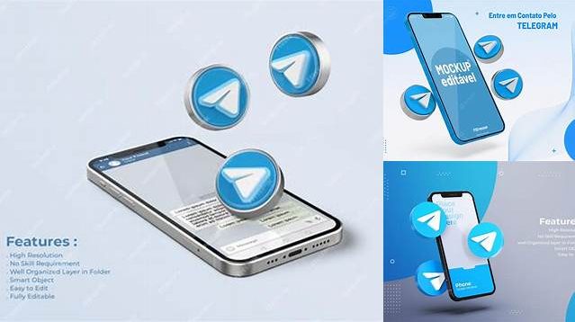 7737+ Telegram Mockup PSD Download